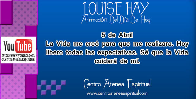 LOUISE HAY AFIRMACIONES POSITIVAS DIARIAS ABRIL