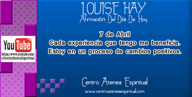 LOUISE HAY AFIRMACIONES POSITIVAS DIARIAS ABRIL