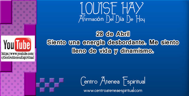 LOUISE HAY AFIRMACIONES POSITIVAS DIARIAS ABRIL
