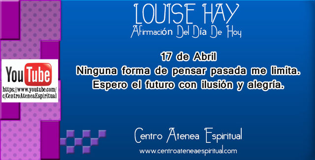 LOUISE HAY AFIRMACIONES POSITIVAS DIARIAS ABRIL