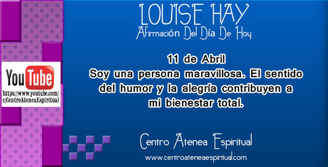 LOUISE HAY AFIRMACIONES POSITIVAS DIARIAS ABRIL