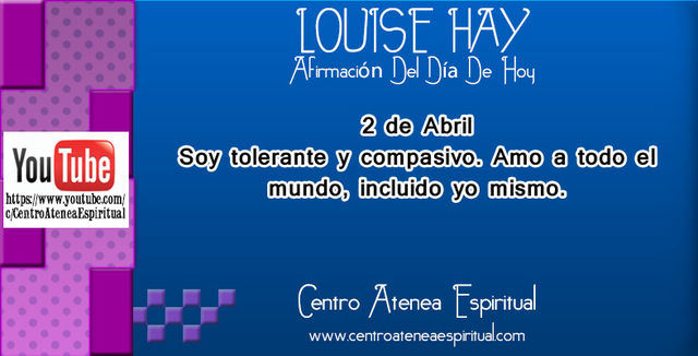 LOUISE HAY AFIRMACIONES POSITIVAS DIARIAS ABRIL