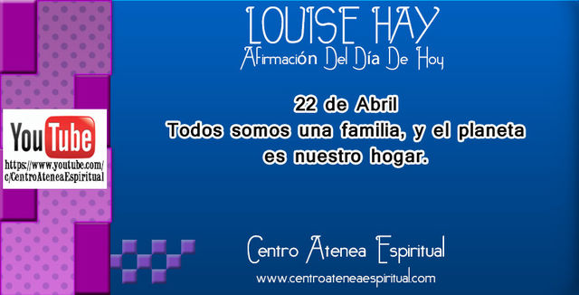 LOUISE HAY AFIRMACIONES POSITIVAS DIARIAS ABRIL